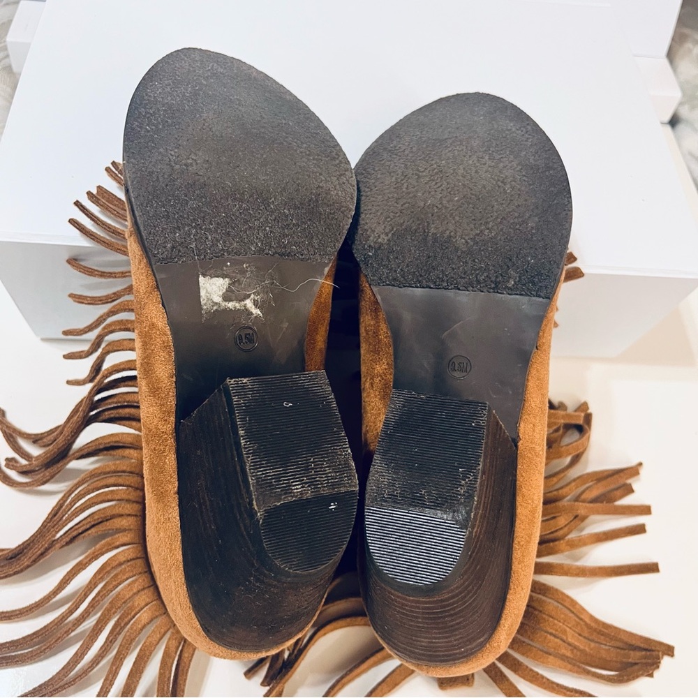 Coconuts by Matisse Lambert Tassel Fringe Ankle Western Style Boots 9.5 - Picture 10 of 12